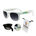Foldable Sunglasses White
